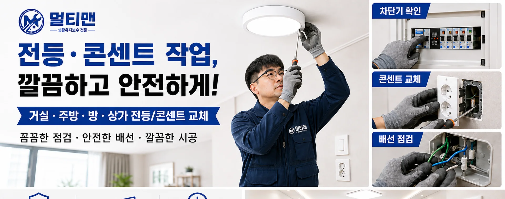 전기 생활시공 전문 멀티맨